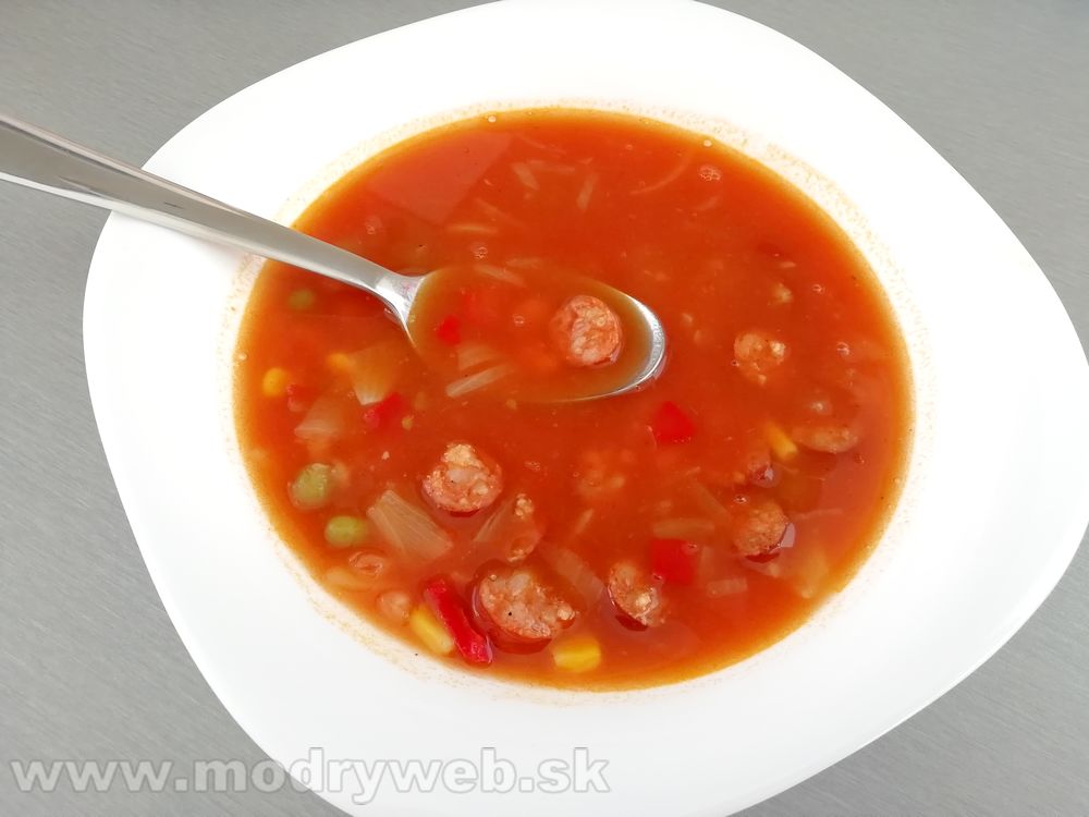Mexická pikantná polievka