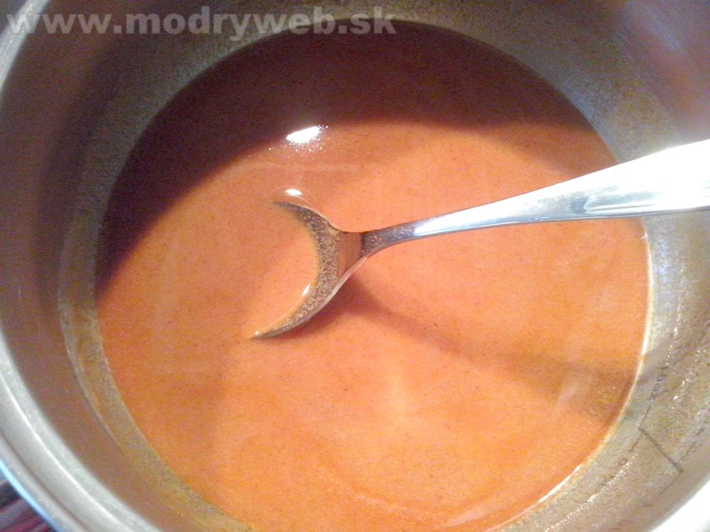 Sladká fazuľová polievka
